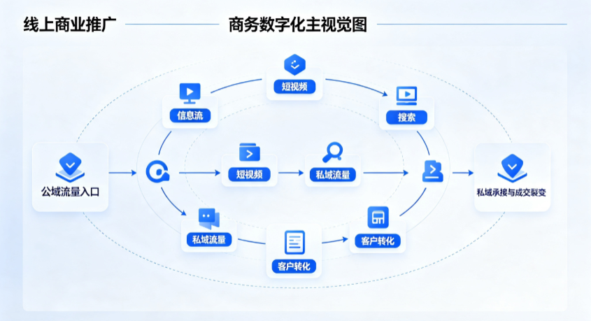 北海线上商业推广怎么做？全域流量闭环搭建与低成本转化实战指南